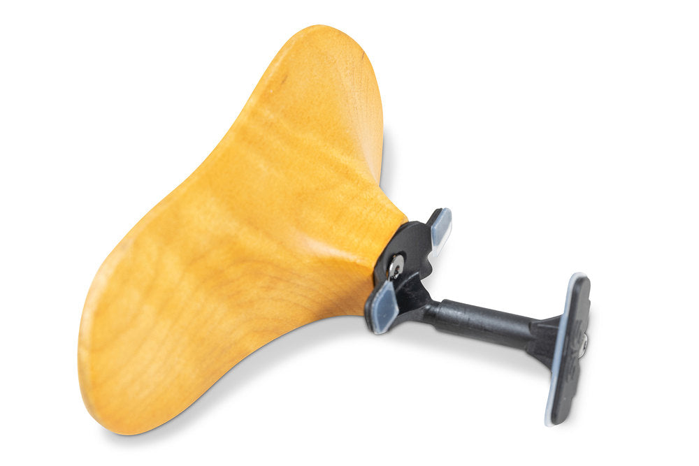 SAS mentoniera con base in carbonio, acero, alta 32 mm