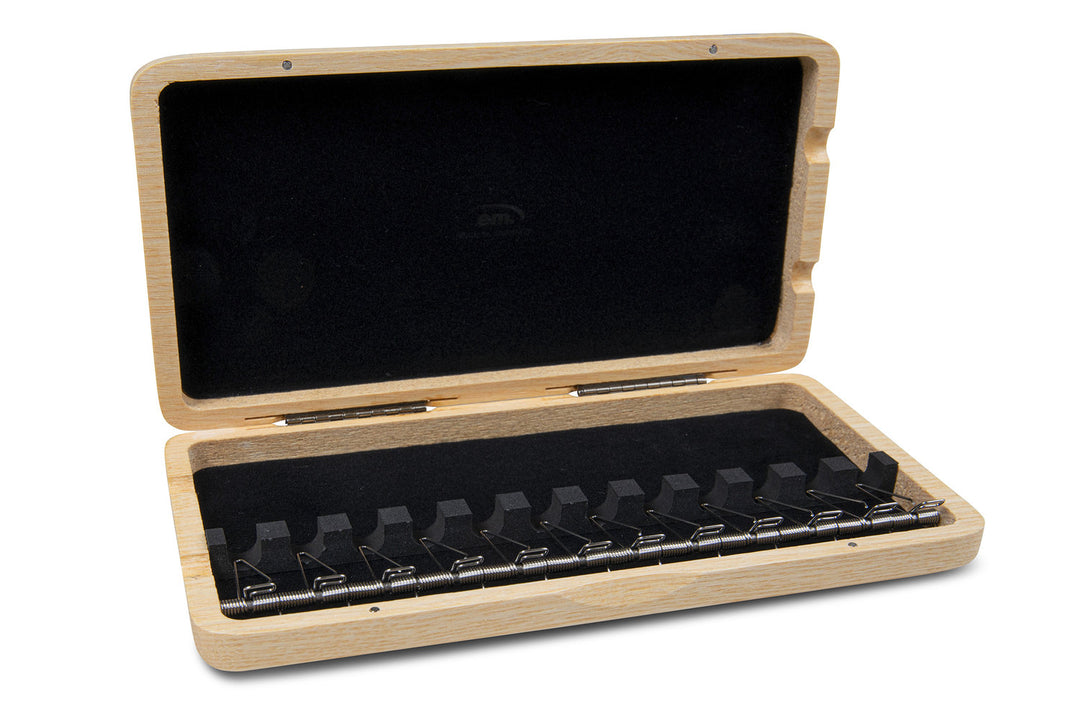 GEWA custodia per ance di fagotto 12 tubi - Black finitura laccata
