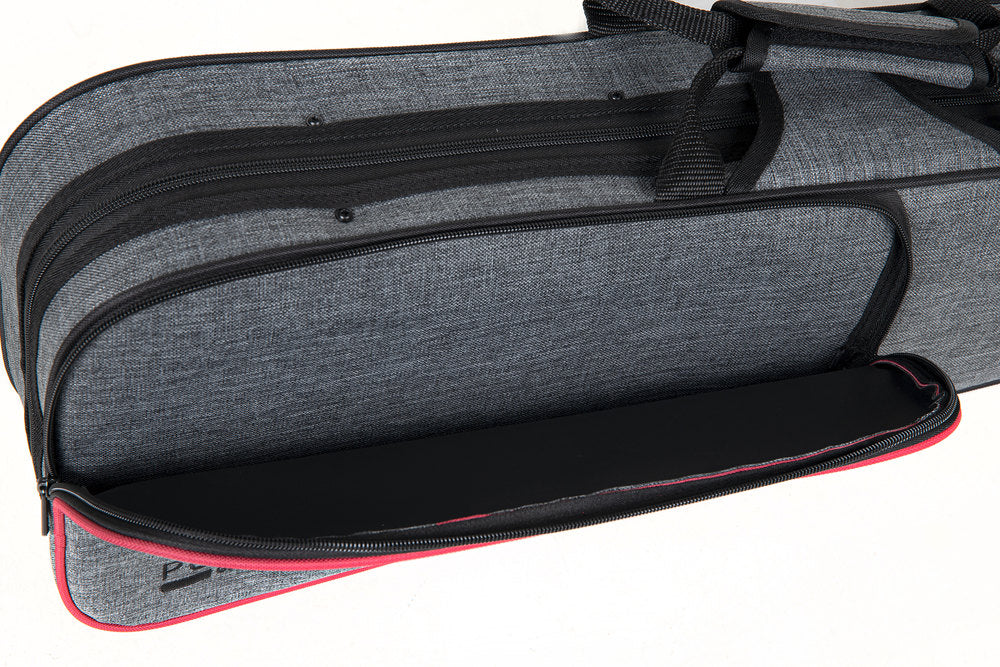 Custodia sagomata GEWA Pure CVF G 02 per violino 1/4, grigia e viola
