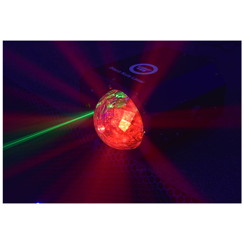 LIGHT4ME Palla da discoteca laser multieffetto LED