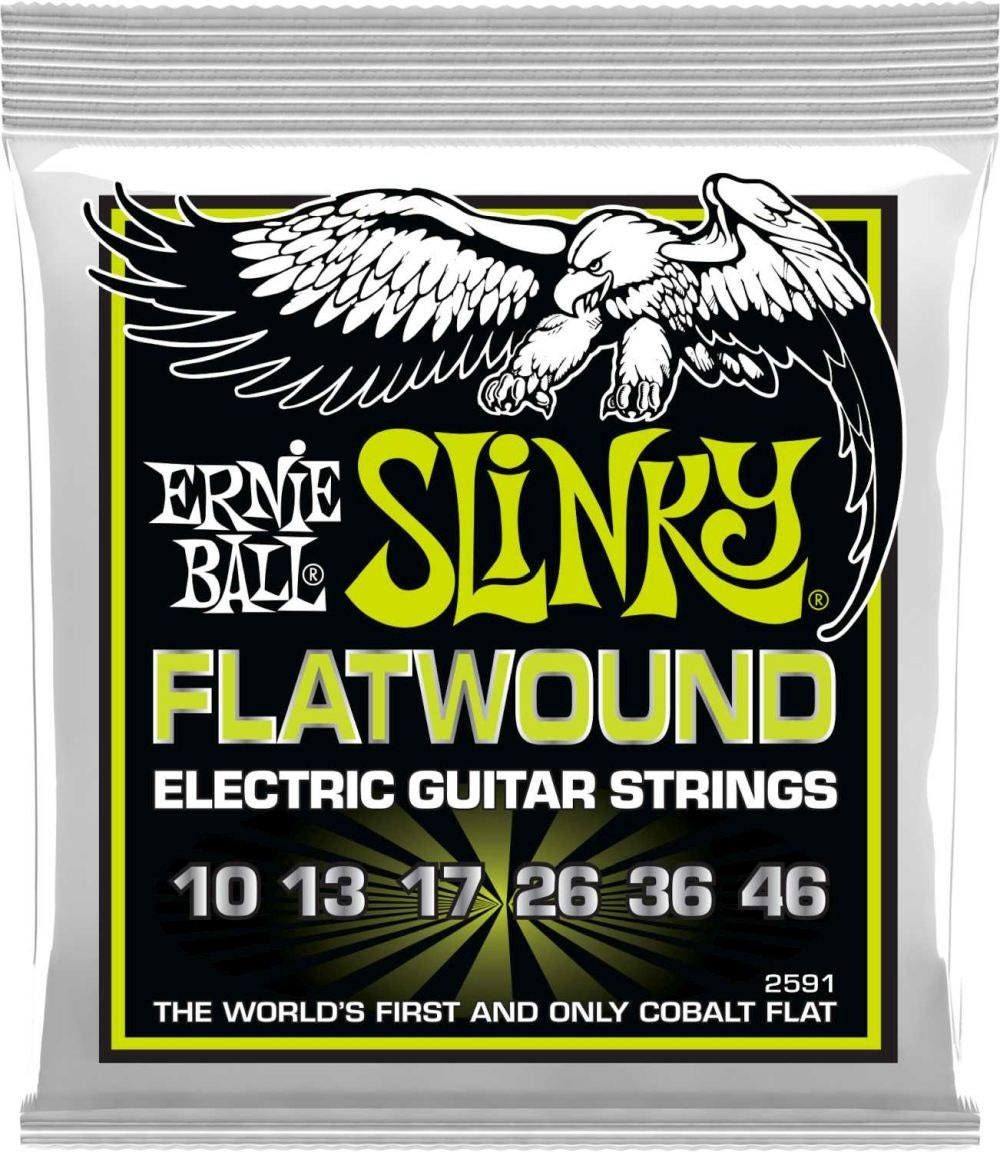 Ernie Ball 2591 Flatwound Slinky Electric Guitar