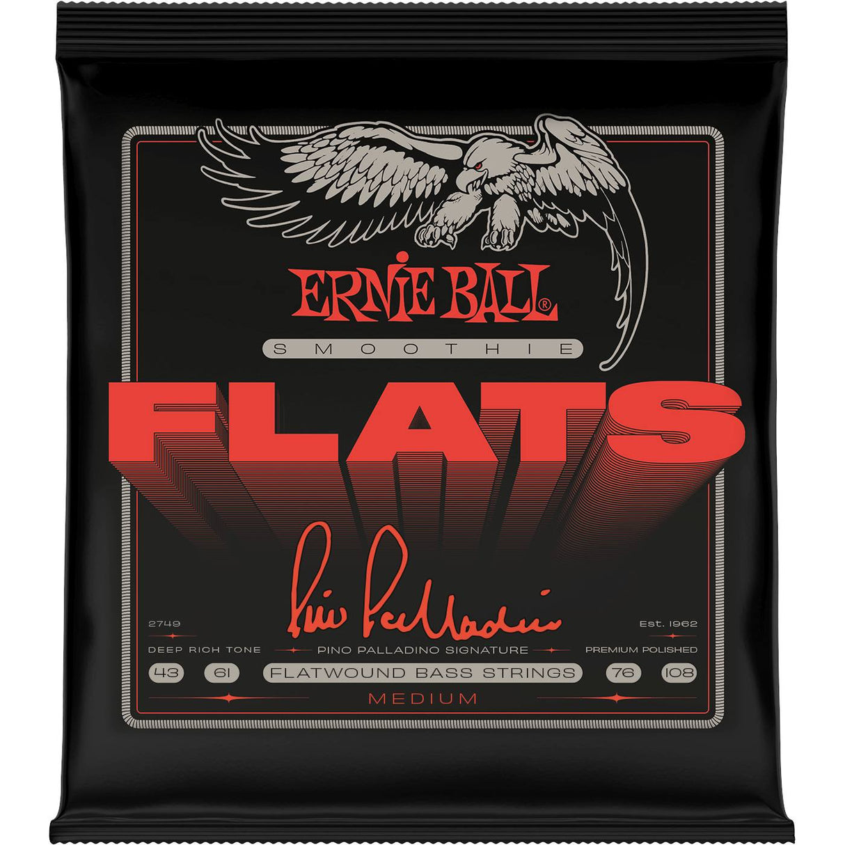 Ernie Ball 2749 Pino Palladino Smoothie Flats Signature Bass