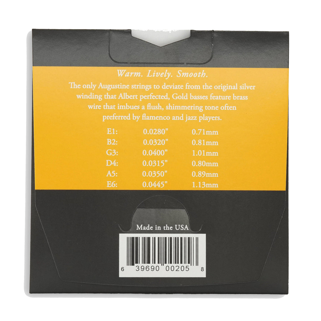 Augustine Corde per chitarre classica Classic Label - Set Classic Gold (normale/medium)