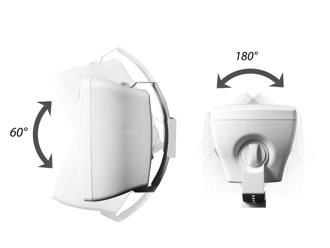 OMNITRONIC OD-4T Altoparlante da parete 100V bianco 2x