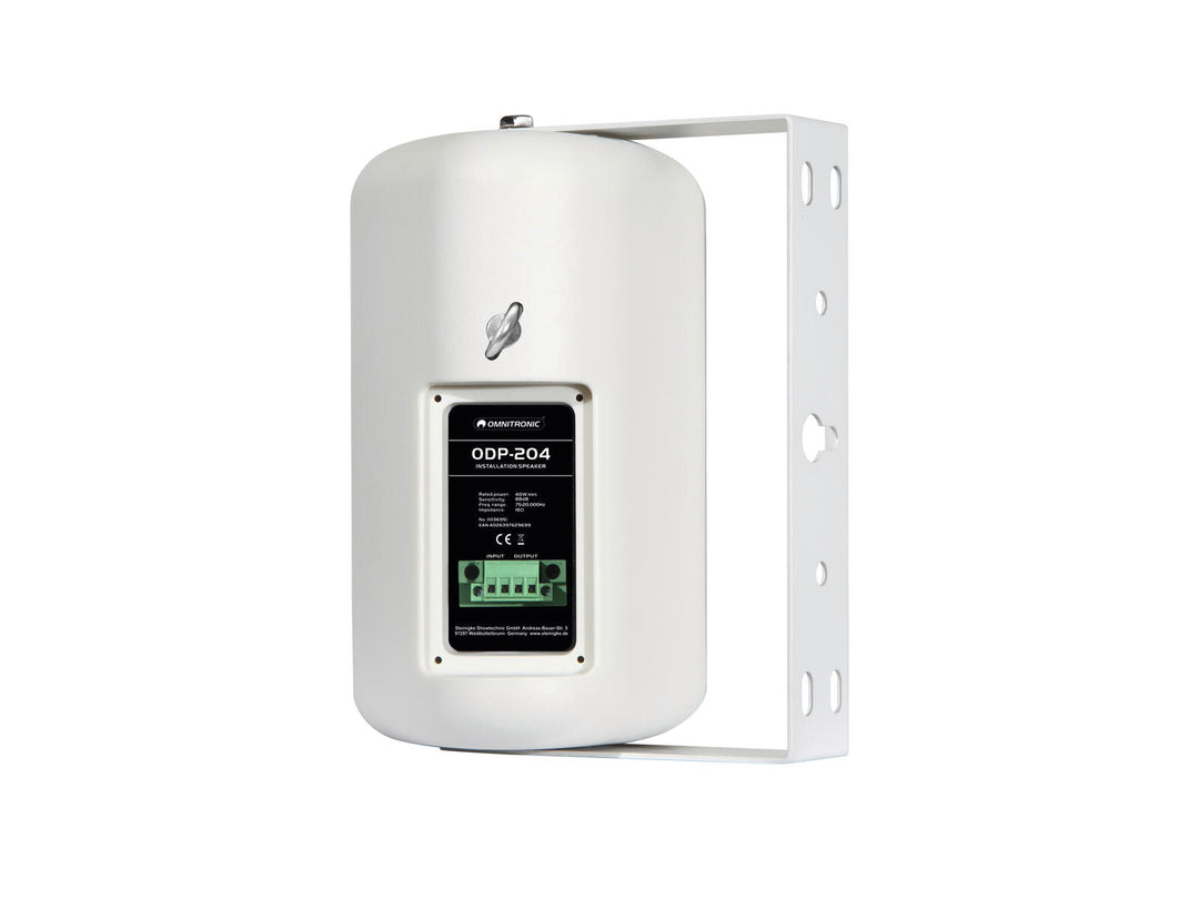 OMNITRONIC ODP-204 Altoparlante da installazione 16 ohm bianco 2x