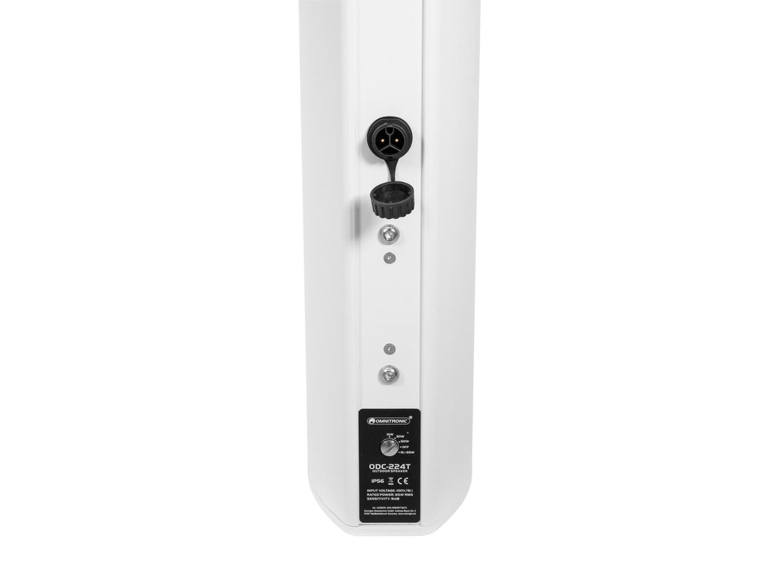 OMNITRONIC ODC-224T Outdoor Column Speaker bianco