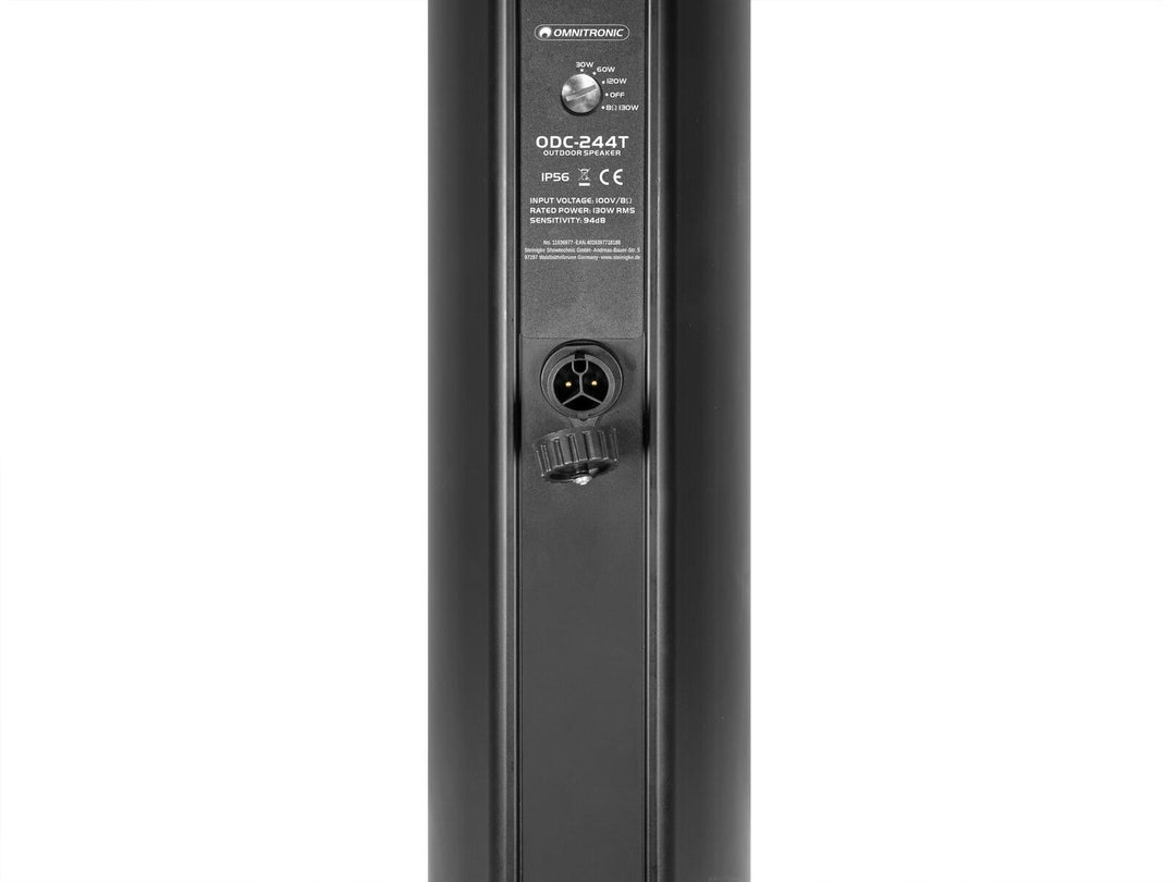 OMNITRONIC ODC-244T Outdoor Column Speaker nero