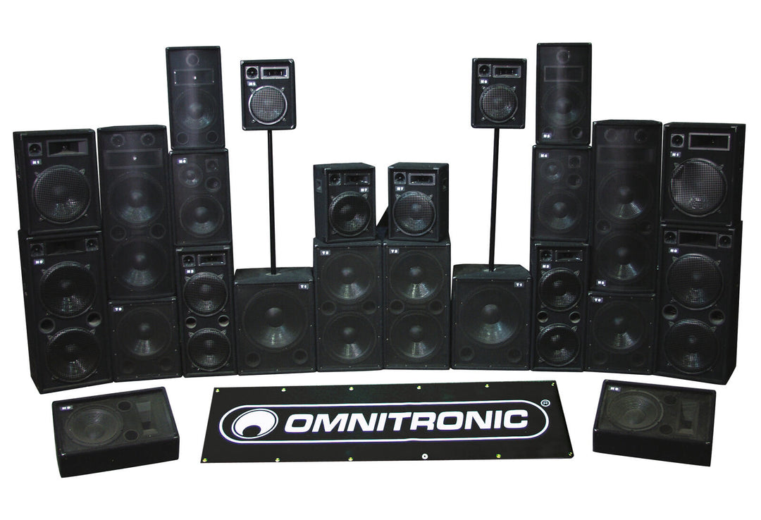 OMNITRONIC DX-1022 Altoparlante a 3 vie 400 W