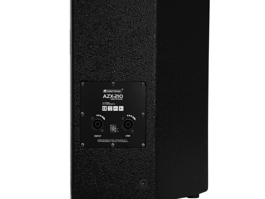OMNITRONIC AZX-210 Top a 2 vie 200W
