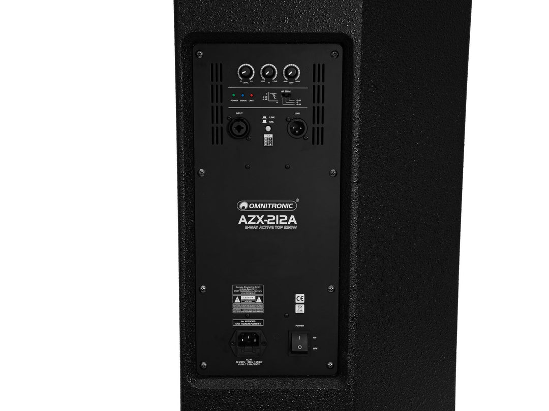 Omnitronic AZX-212A Altoparlante PA Attivo