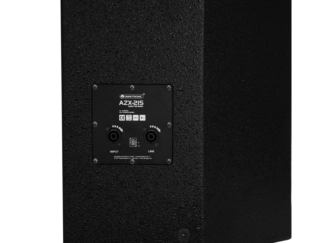 OMNITRONIC AZX-215 Top a 2 vie 300W