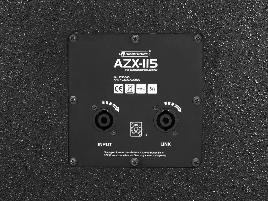 Omnitronic AZX-115 - Subwoofer Passivo