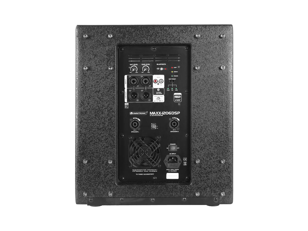 OMNITRONIC MAXX-1206DSP Subwoofer attivo 2.1 12"