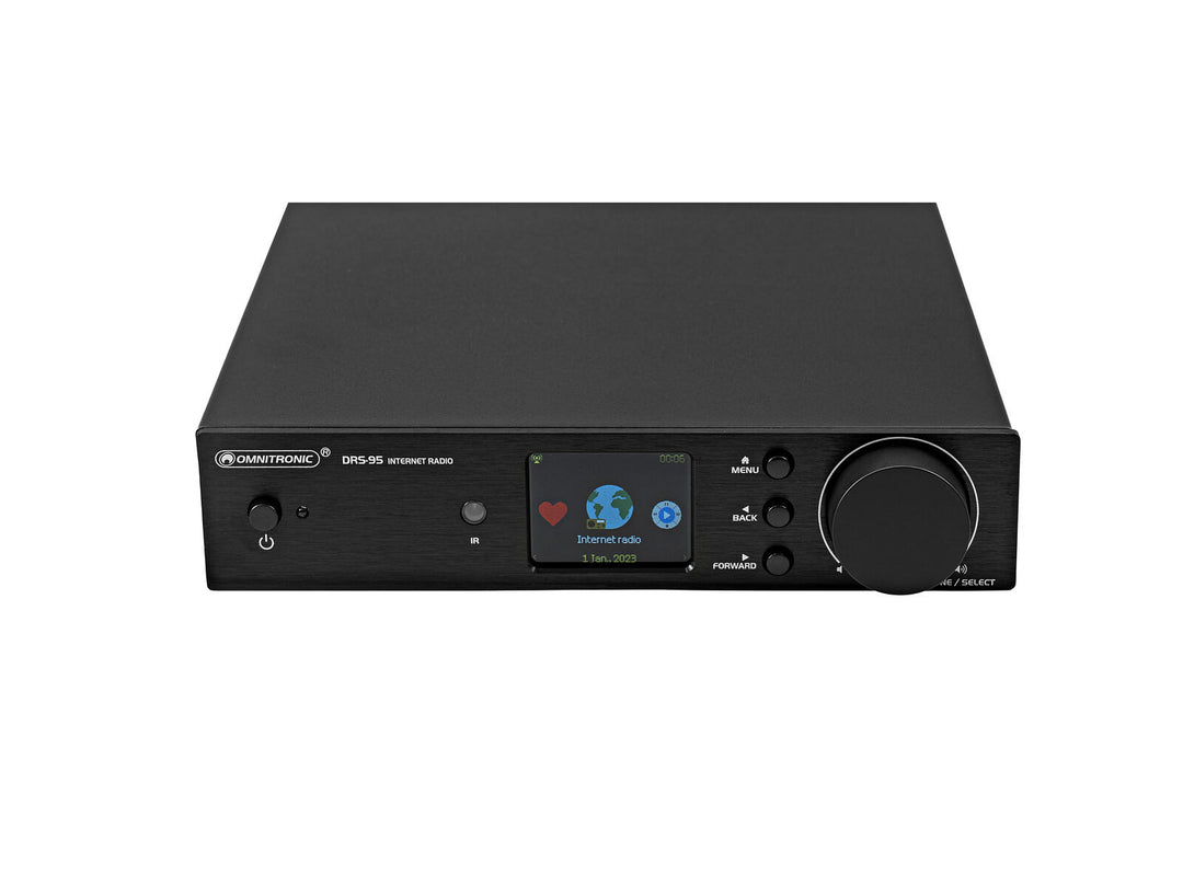 OMNITRONIC DRS-95 Radio Internet con DAB+ e Bluetooth