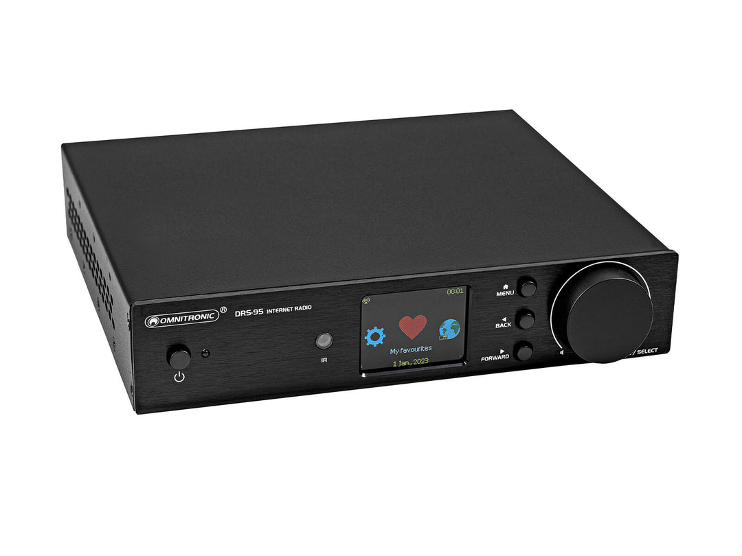 OMNITRONIC DRS-95 Radio Internet con DAB+ e Bluetooth