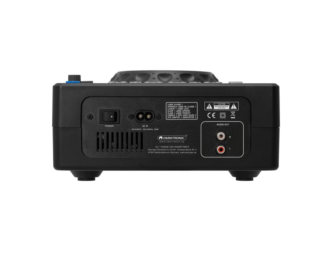 OMNITRONIC XMT-1400 MK2 Lettore CD da tavolo