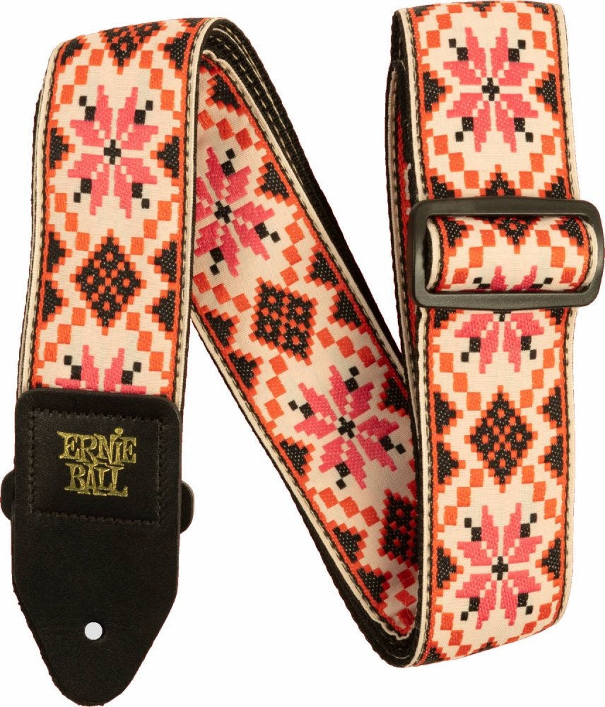 Ernie Ball 5337 Cannella con punta ad ago, tracolla jacquard