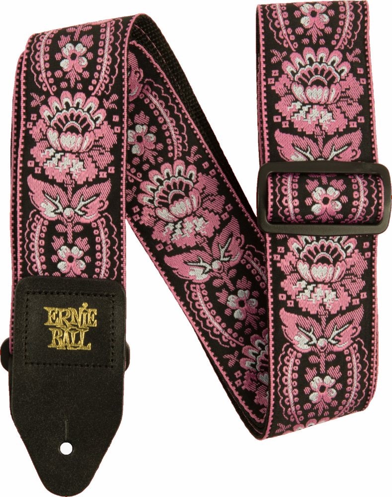 Ernie Ball Pink Orleans Jacquard Strap - 5347