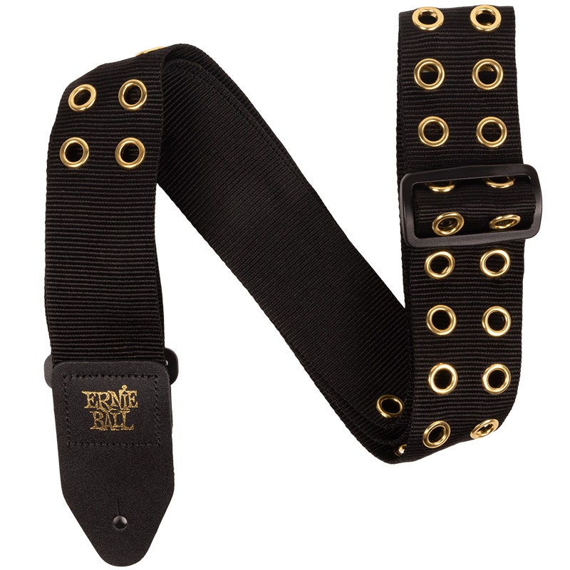 Ernie Ball 5398 Hole Lotta Metal Gold Strap