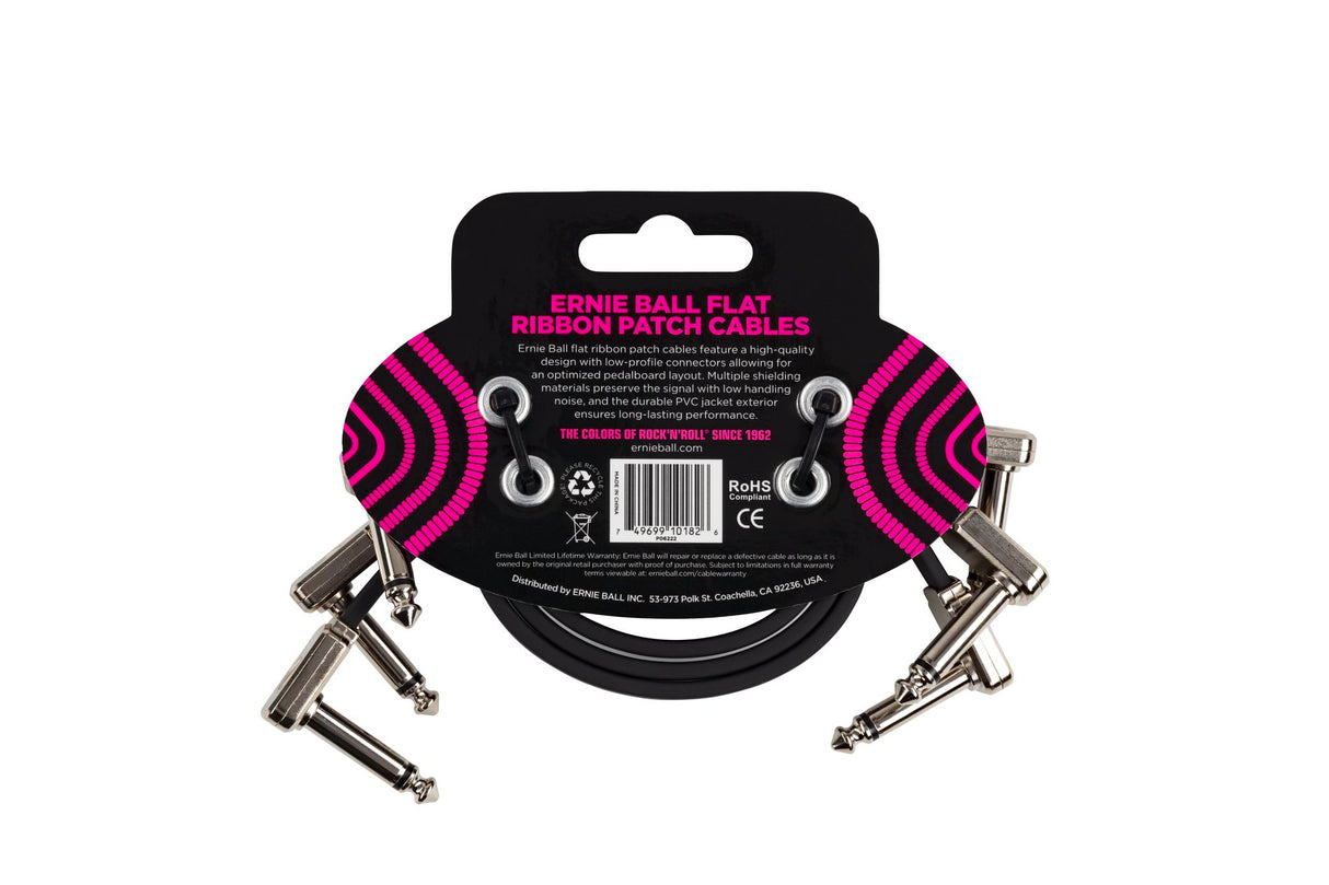 Ernie Ball 6222 Patchkabel 3-Pack (30cm)