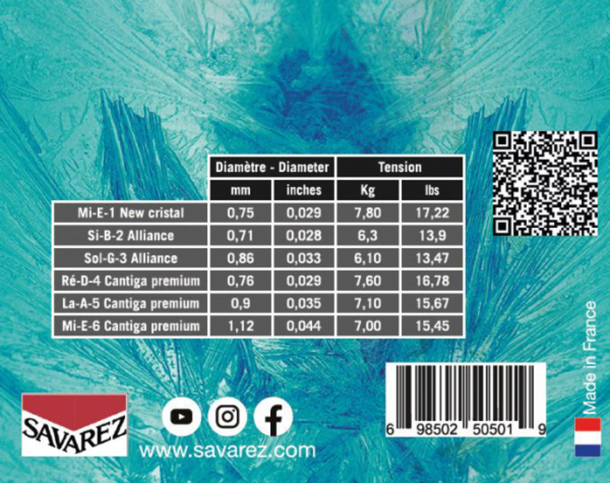 Savarez Strings for classic guitar Evolution Cantiga Premium - Set 510EJP (high)