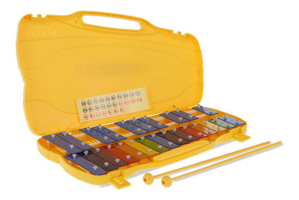 GEWA glockenspiel, cromatico da G5 a G7, tasti colorati