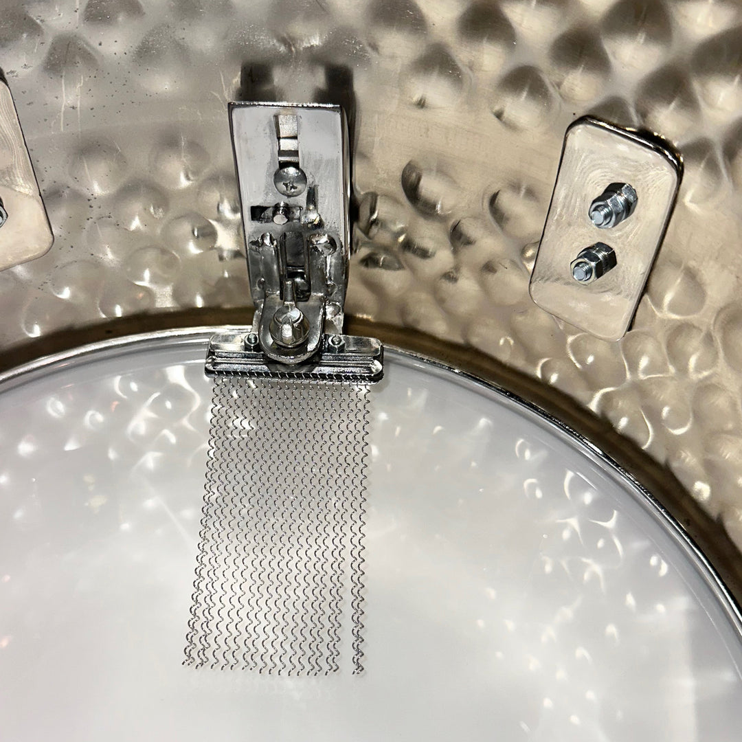 Toca accessori per drumset Timbales - 12" x 7" lavorato a mano con martello (T-712-HH)