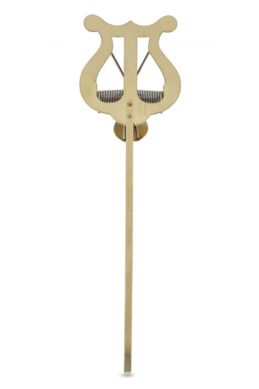 Lyra GEWA, ottone giallo, 2 fermapartiture, gambo 14 cm