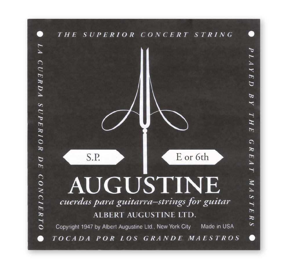 Corda E Augustine Classic Black, tensione Low, .0435"