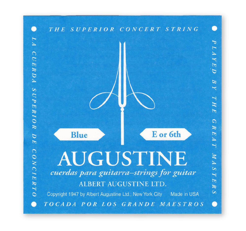Augustine Classic Blue Label corda E6, high tension, .045"