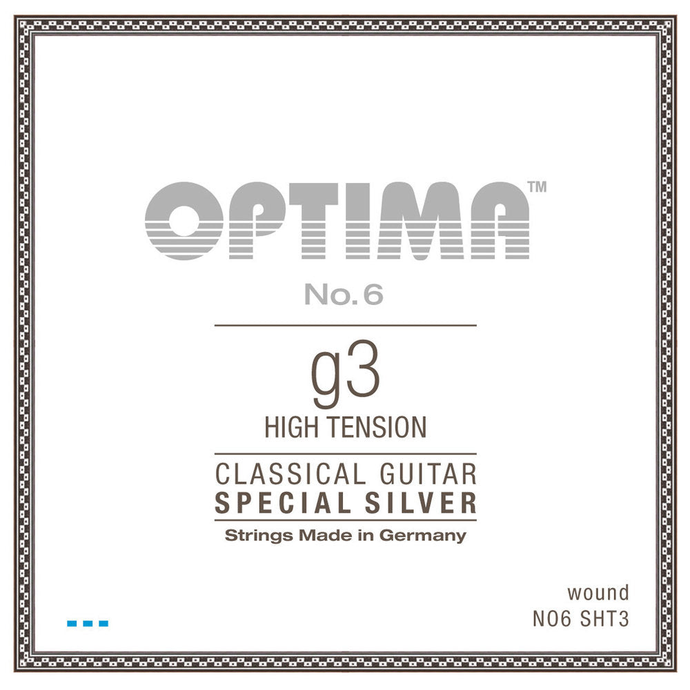 Optima No. 6 G3 corda per chitarra classica, argentata, alta tensione