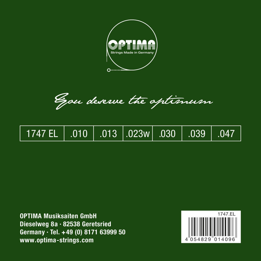Corde Optima per Chitarre acustiche, corde dorate - Set (1747EL)