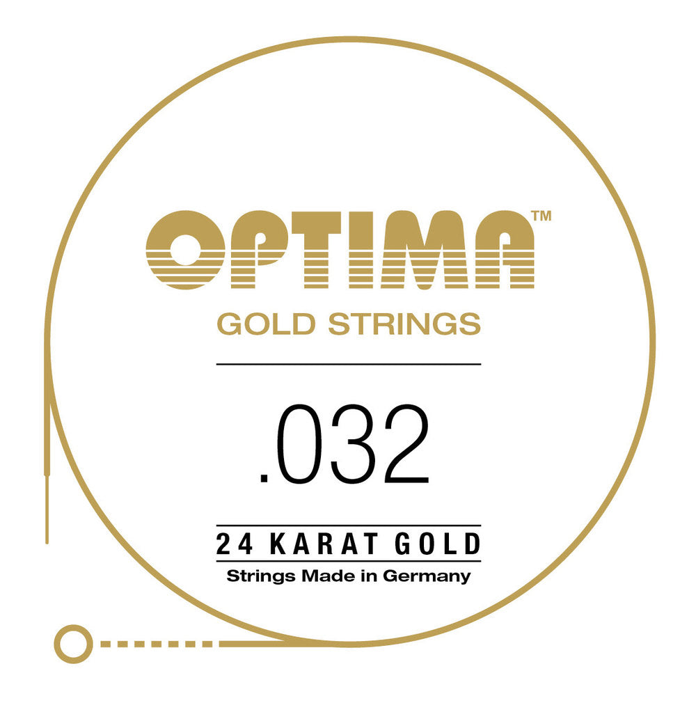 Optima Gold D4 .032w corda per chitarre western, GA032