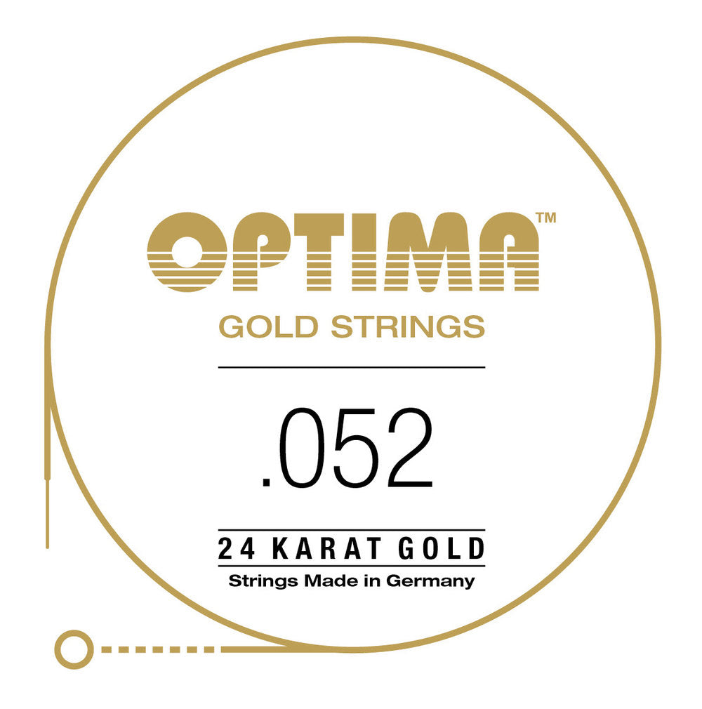 Optima Gold E6 .052w corda per chitarra western, GA052