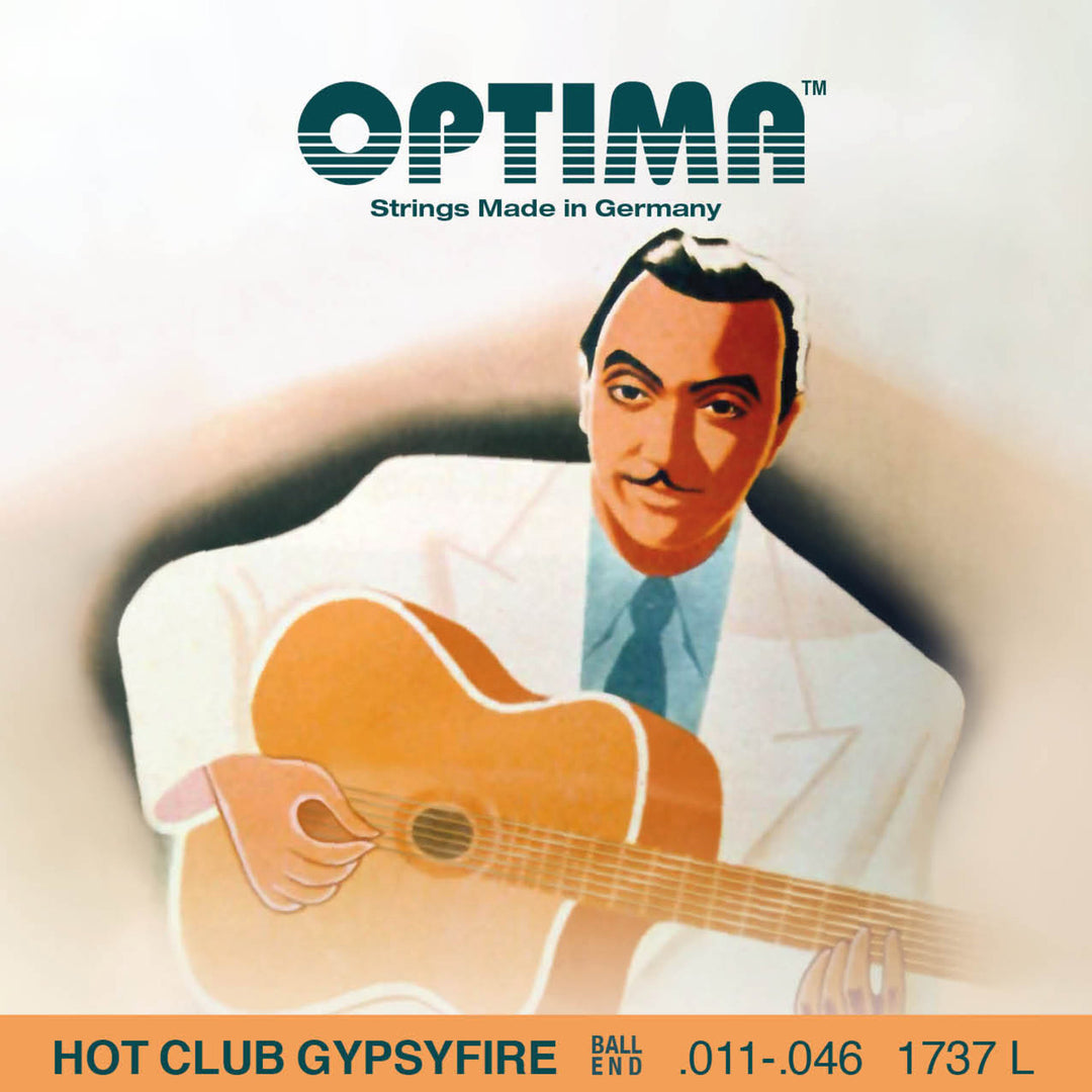 Optima Corde per chitarra acustica Hot Club Gypsyfire argentate - Set (1737L)