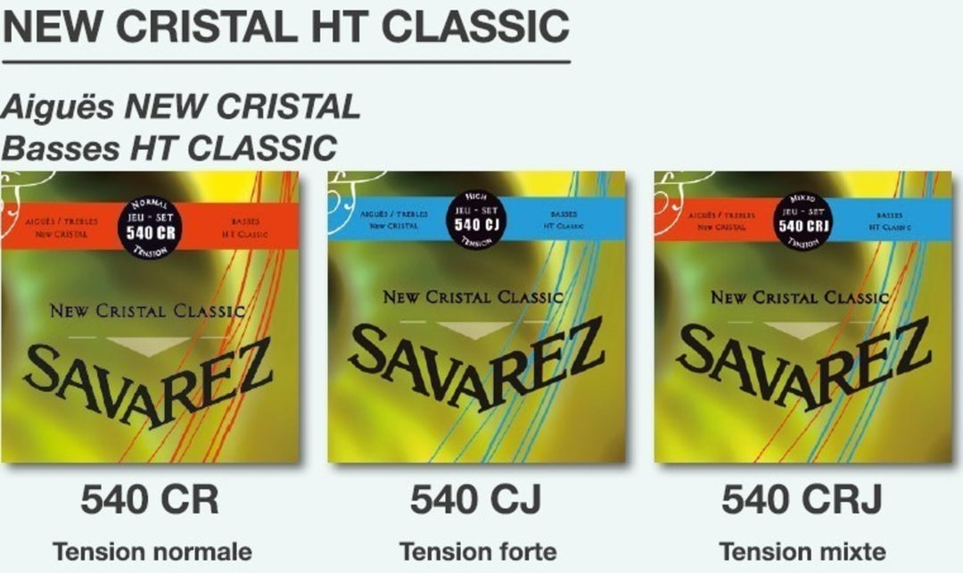 Savarez Strings for classic guitar New Cristal Classic - Set (540CR)