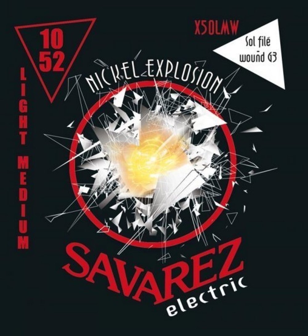 Savarez X50LMW Nickel Explosion con G avvolta, .010 a .052
