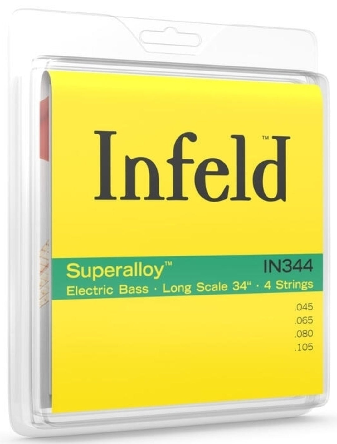 Corde per basso elettrico Thomastik-Infeld Superalloy. Corde singole a filo tondo - 0.105 (IN34105)