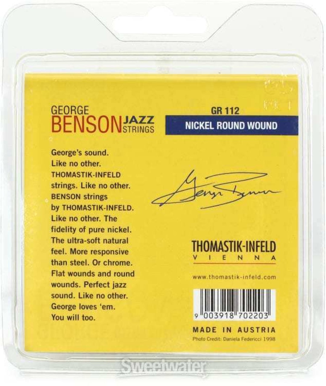 Thomastik-Infeld corde per Chitarre elettrica George Benson Jazz Guitar - set roundwound (GR112)