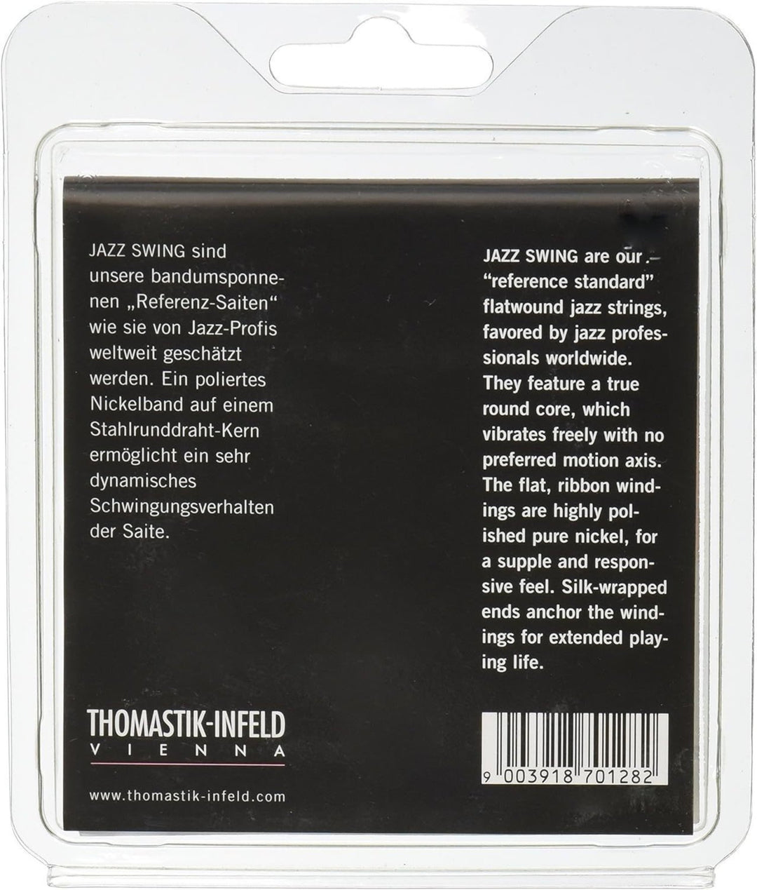 Thomastik-Infeld Strings per chitarre elettriche Jazz Swing Series Nickel Flat Wound - Set 011 flatwound (JS111)