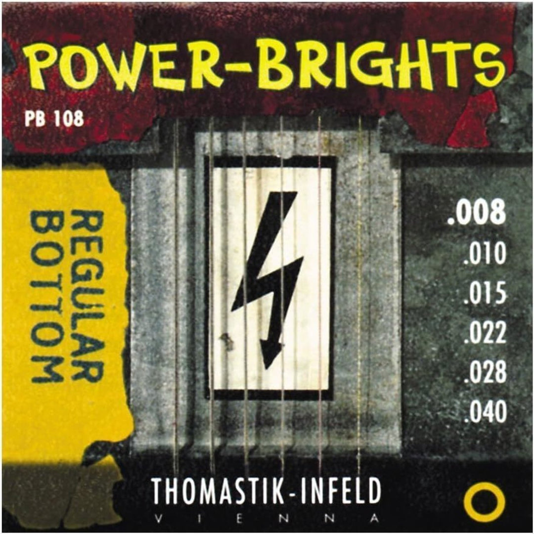 Thomastik-Infeld corde per chitarra elettrica Power Brights Series - Set 008 (PB108)