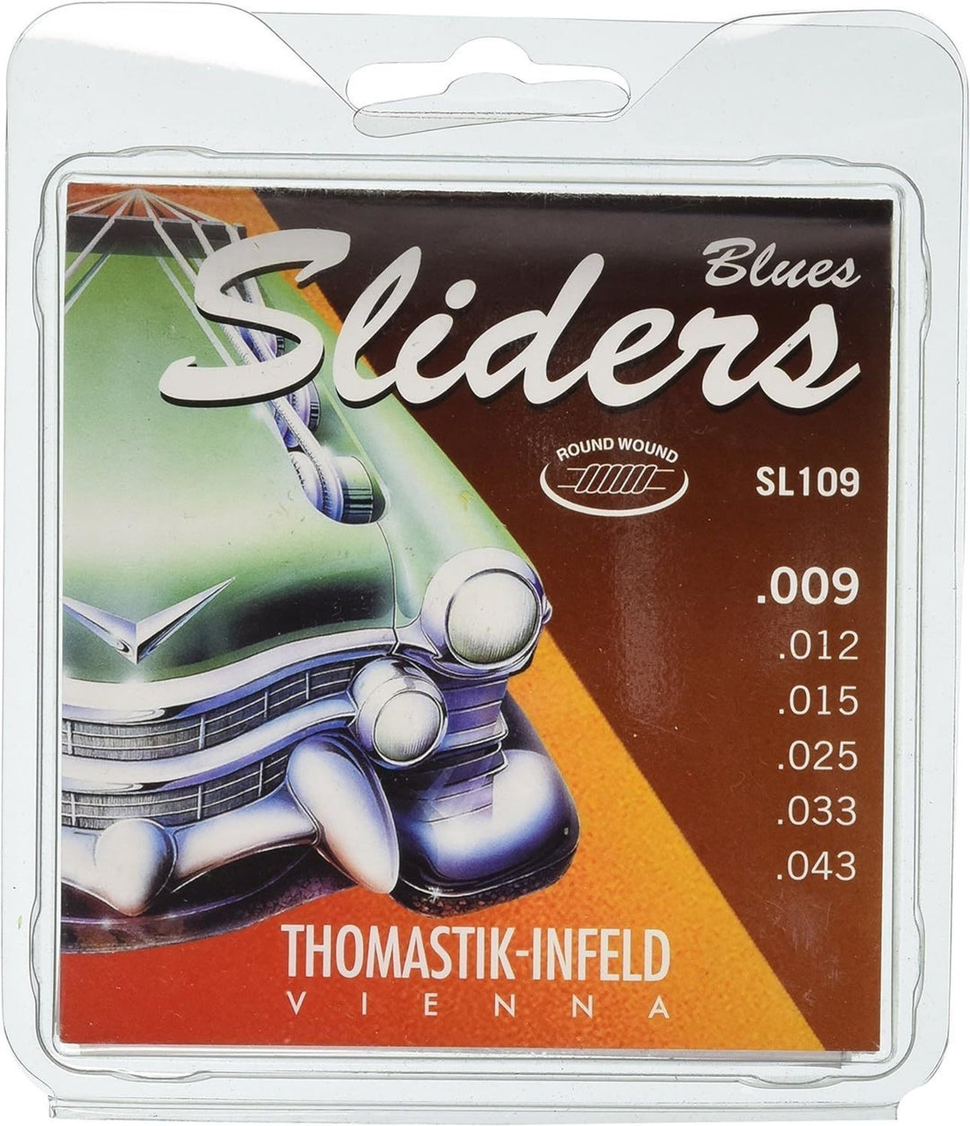 Thomastik-Infeld Strings for E-guitar Sliders Blues Series - Set 009 light (SL109)