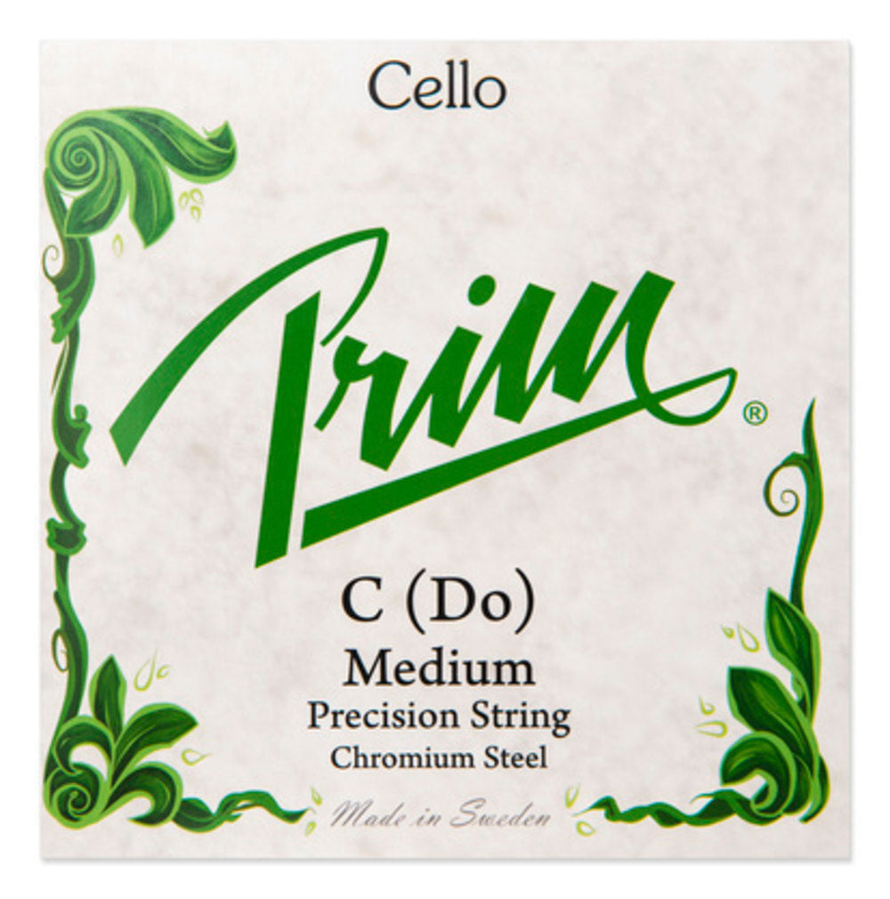 Prim corda C per violoncello, acciaio cromato, medium