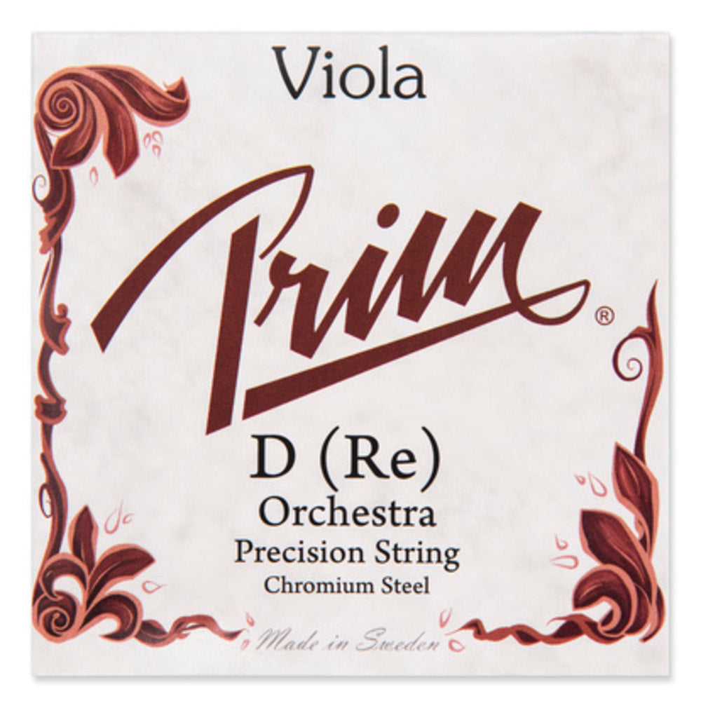 Prim corda D per viola, acciaio cromato, orchestra