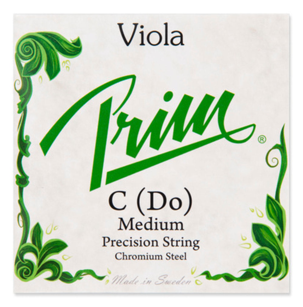 Prim corda di Do per viola, cromato-acciaio, medium