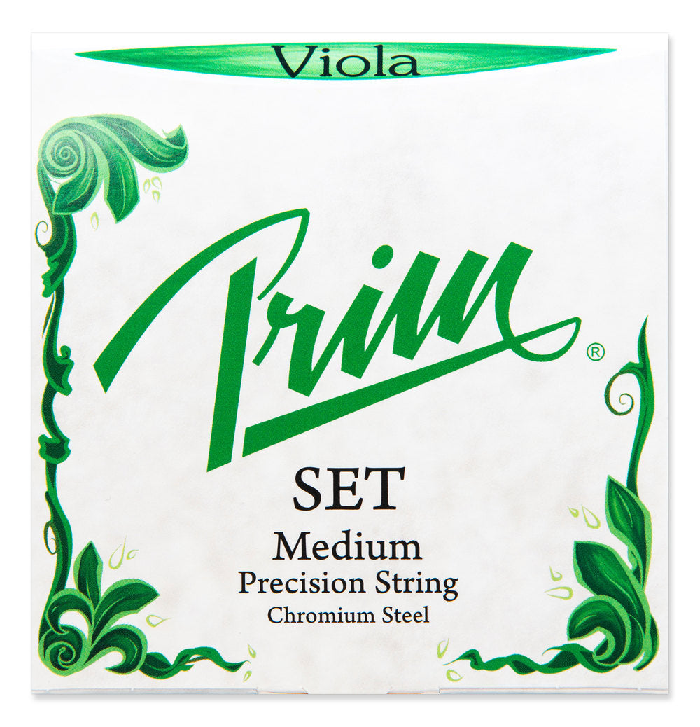 Prim set di corde per viola, acciaio con acciaio cromato, medium