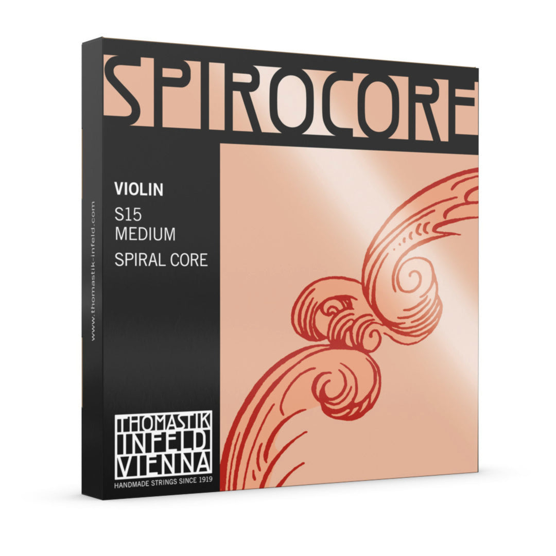 Thomastik-Infeld Corde per violino Spirocore anima a spirale - Soft (S15Aw)