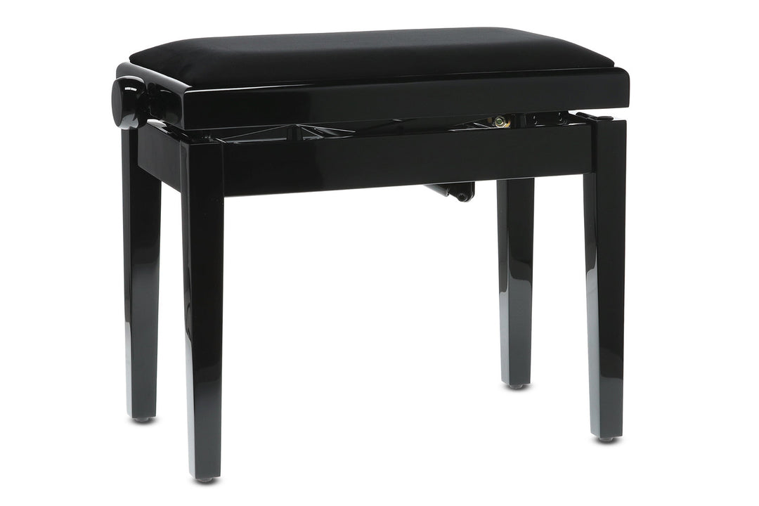 GEWA Panca per pianoforte Deluxe Autolift - Black lucido