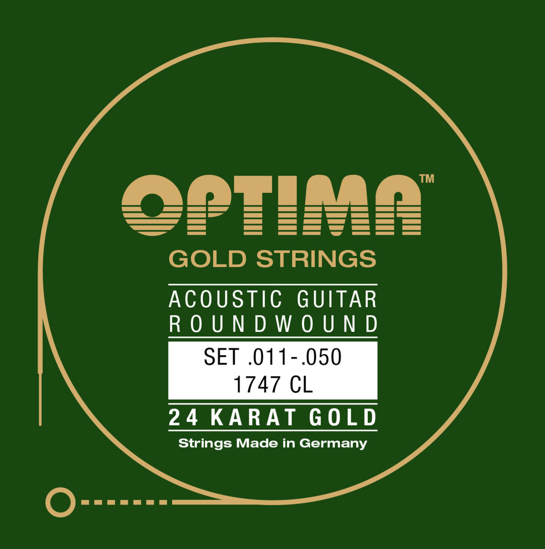 Optima Strings for Acoustic Chitarre Gold strings - Set (1747CL)