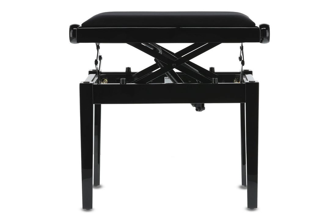 GEWA Panca per pianoforte Deluxe Autolift - Black lucido